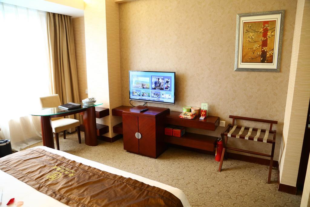 Long Zhou Grand Hotel Kanton Zimmer foto