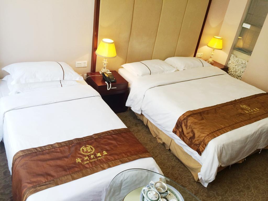 Long Zhou Grand Hotel Kanton Zimmer foto